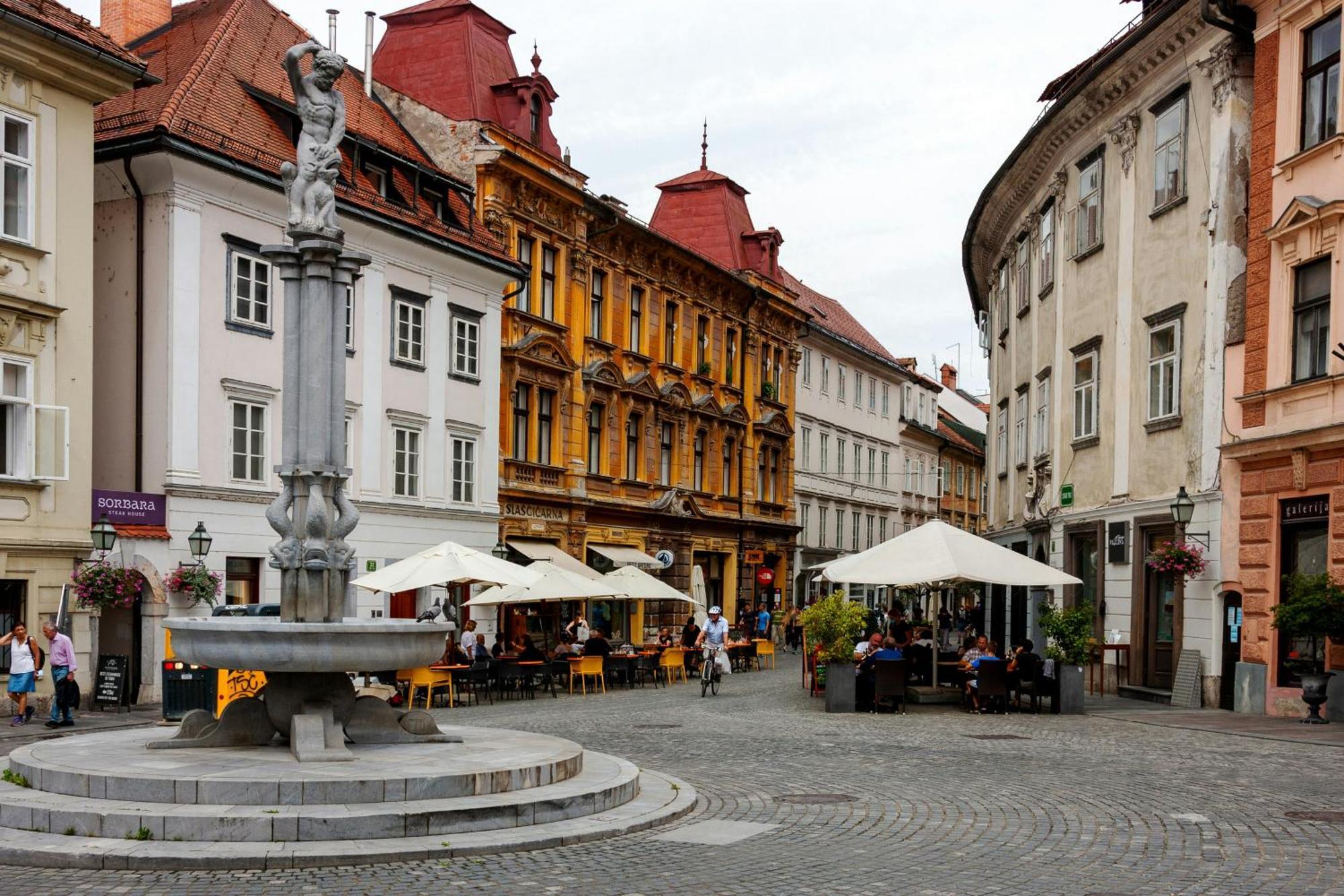 Ljubljana City Dragon Apartment Buitenkant foto